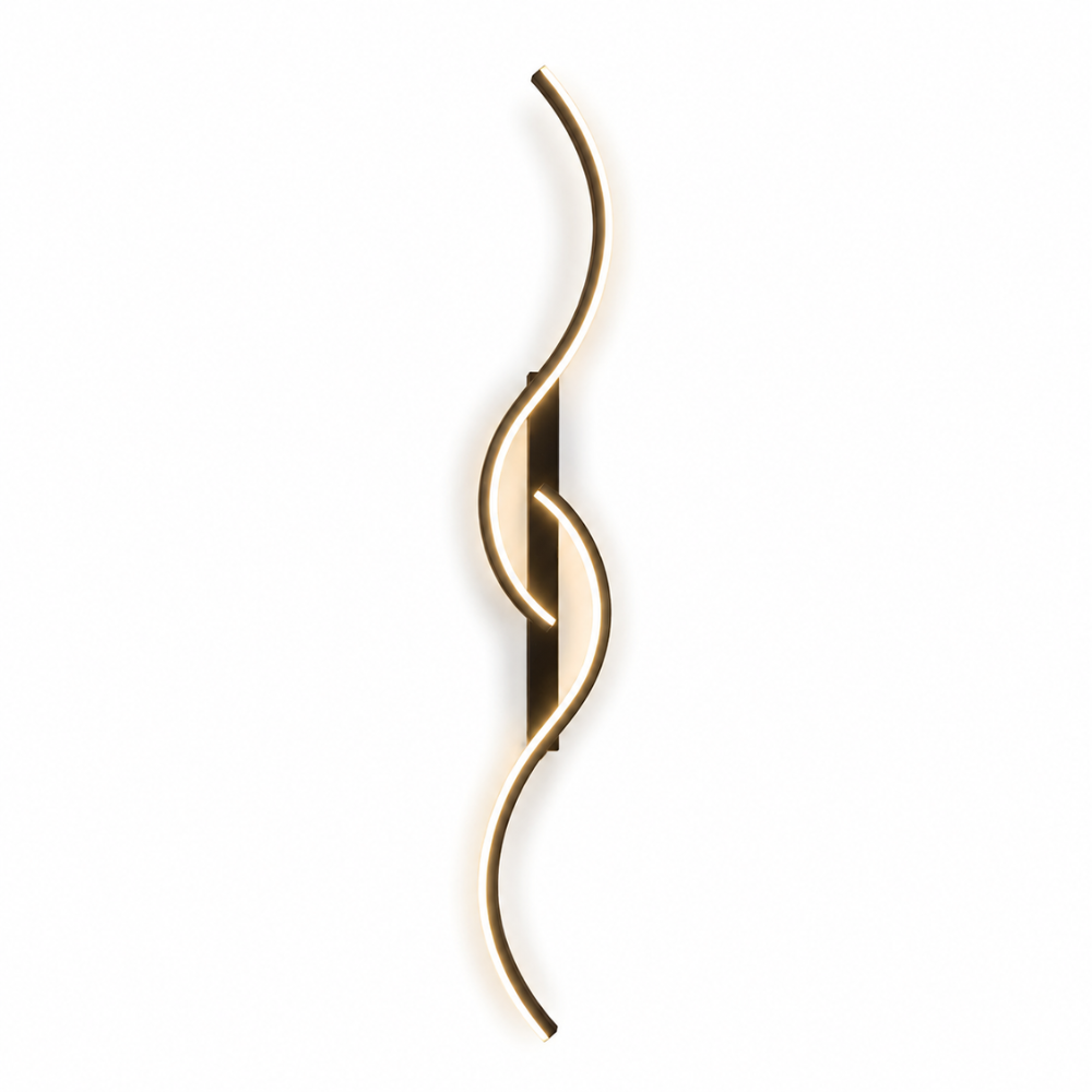 Applique Murale LED Sinueuse - Design Moderne