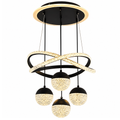 Suspension Luminaire LED Moderne 4 Têtes