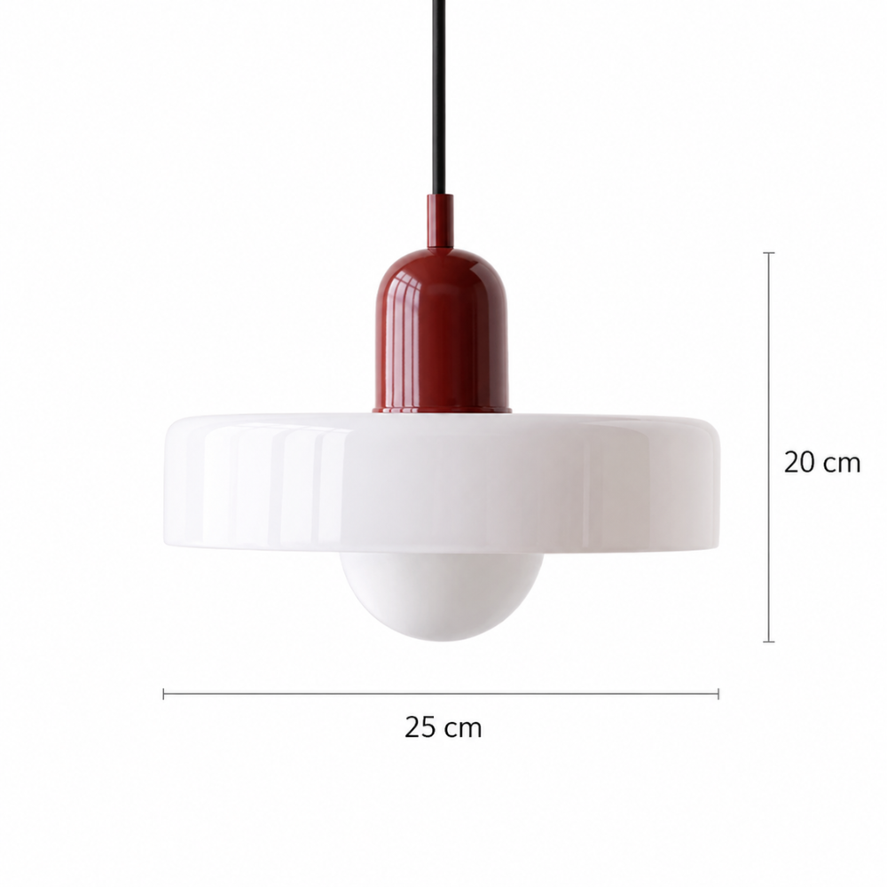 Suspension Luminaire en Pierre de Verre