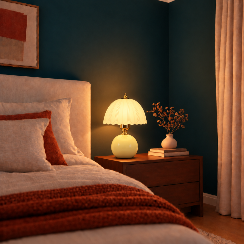 Lampe de Chevet Céramique Corolle – Chambre