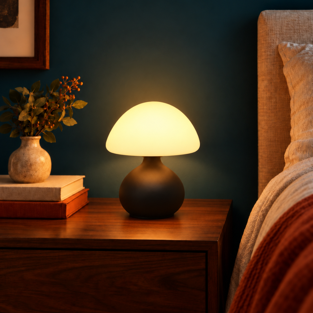 Lampe de Chevet Minimaliste Mini Champignon – Chambre