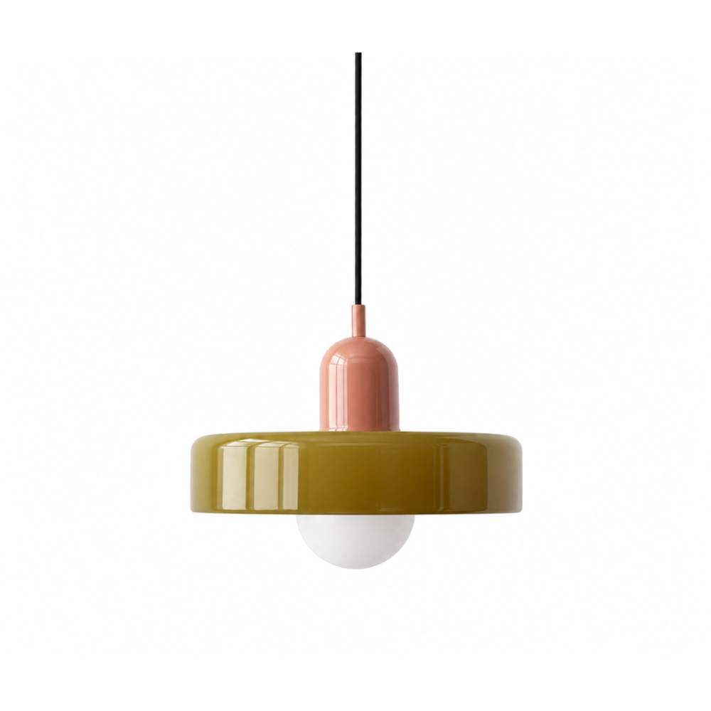 Suspension Luminaire en Pierre de Verre