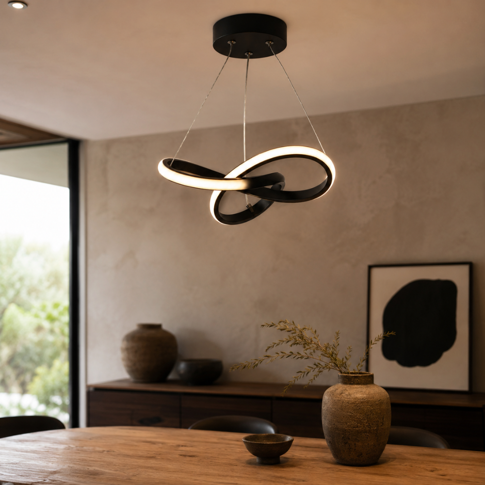 Suspension Luminaire LED Nordique Sinueuse