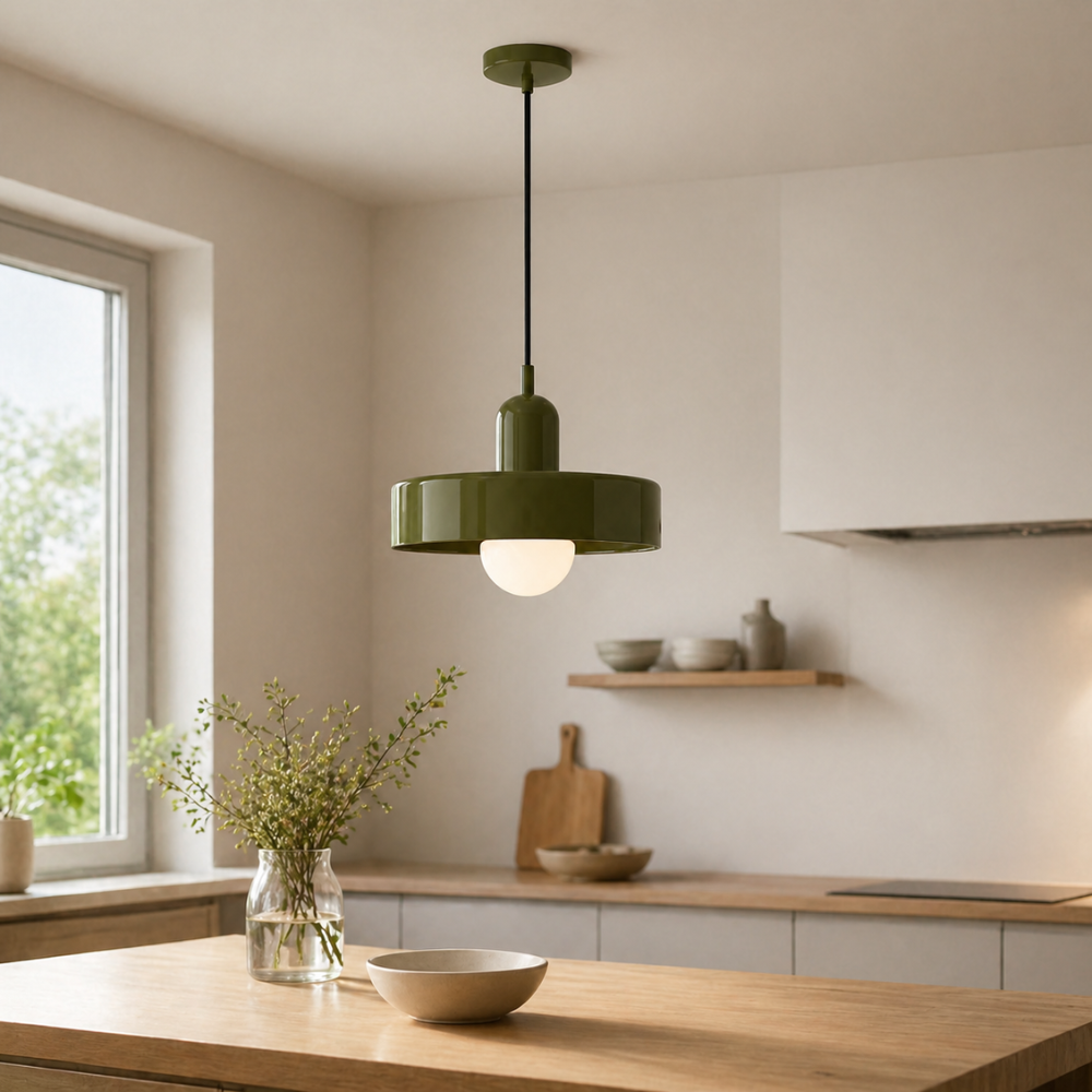 Suspension Luminaire en Pierre de Verre