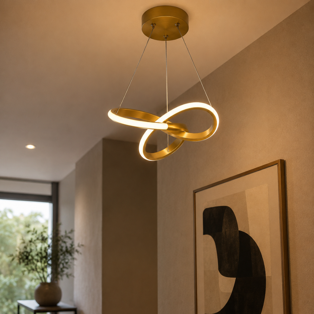 Suspension Luminaire LED Nordique Sinueuse