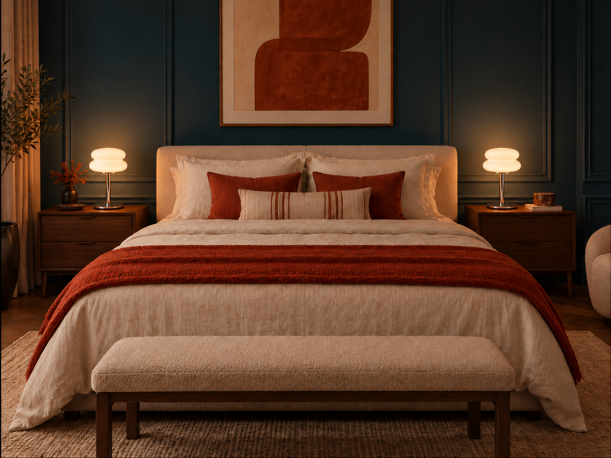Lampe de Chevet Verre Opalin Macaron - Chambre