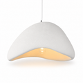 Suspension Luminaire Organique Effet Pierre