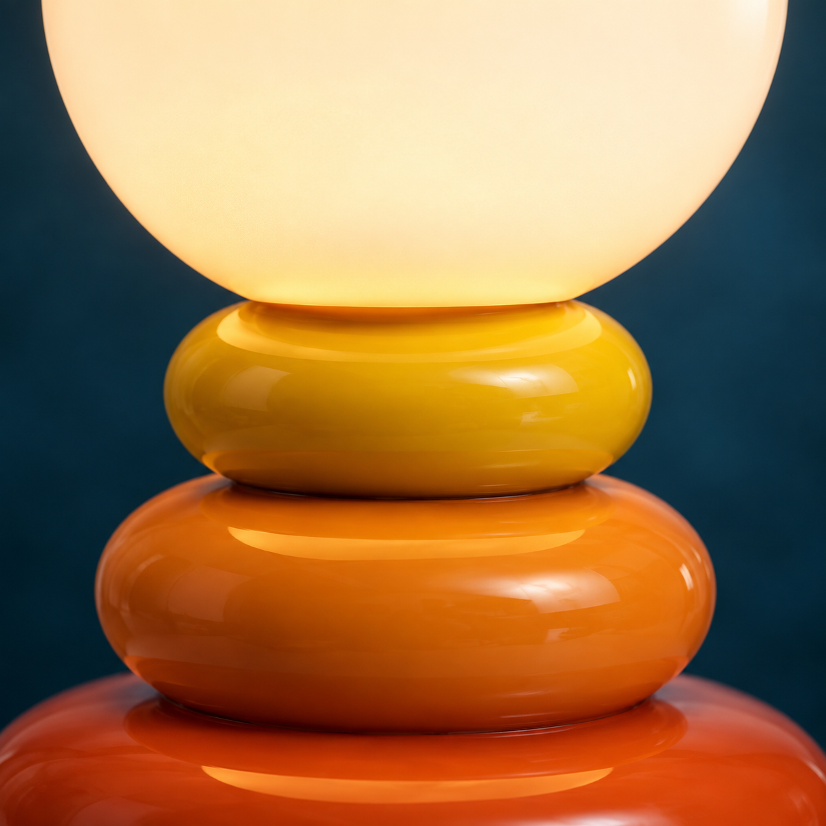 Lampe de Chevet en Céramique Galets