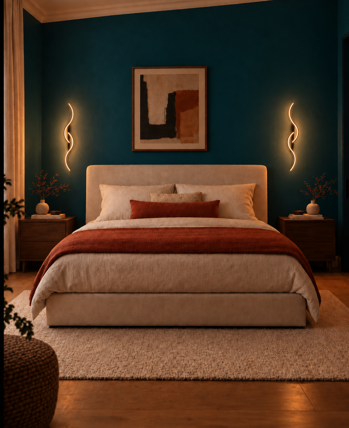 Applique Murale LED Sinueuse - Design Moderne