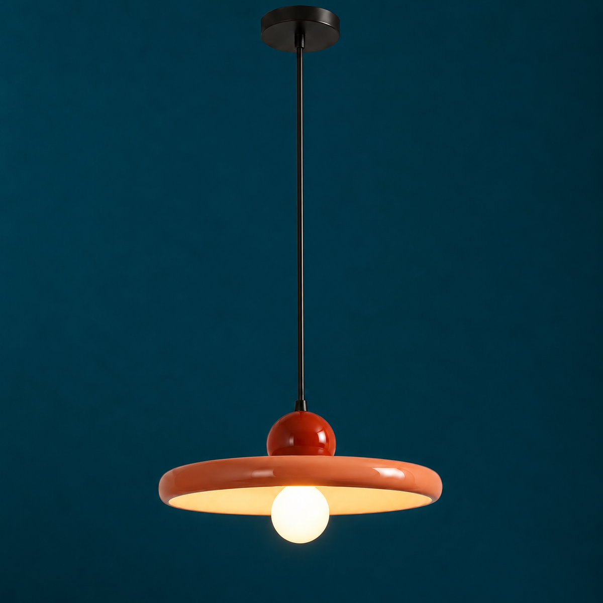 Suspension Luminaire Disque Rétro