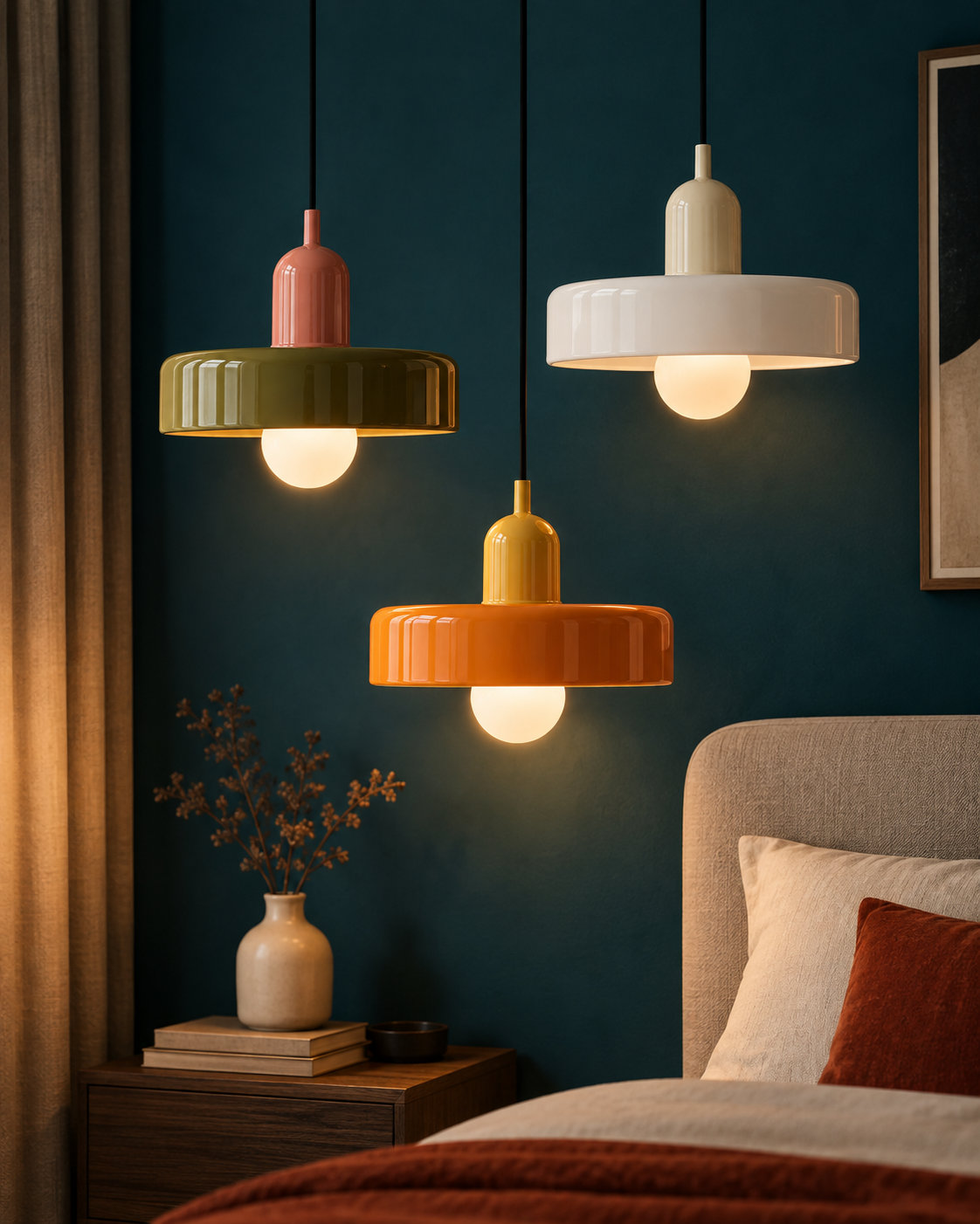 Suspension Luminaire Nordique en Verre