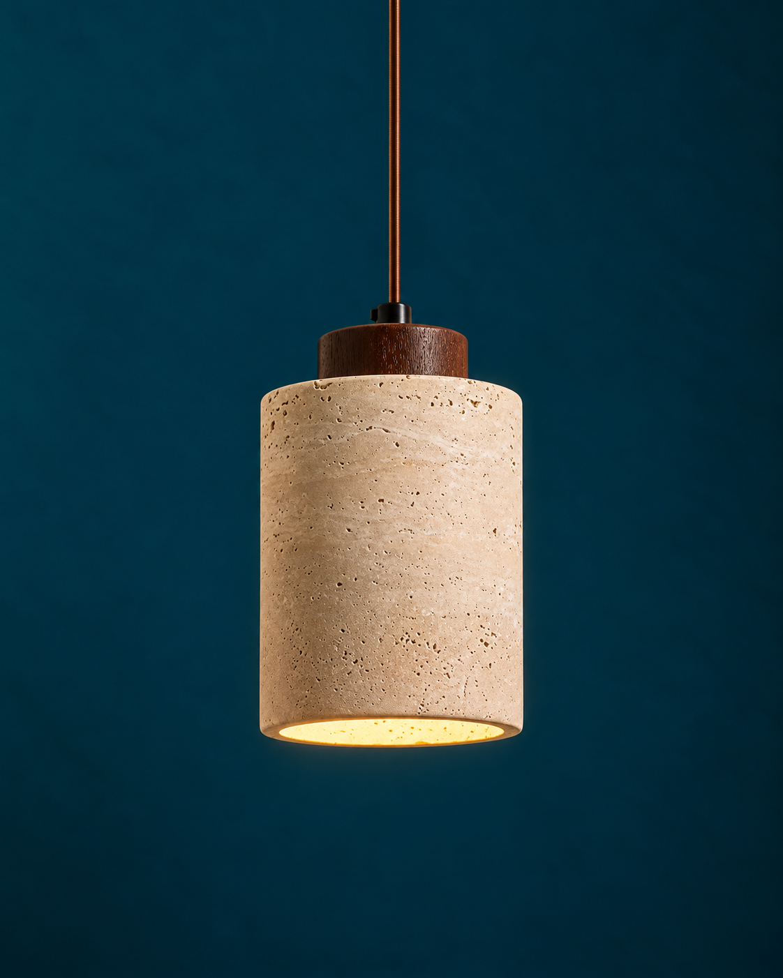 Suspension Luminaire Wabi-Sabi Style Pierre