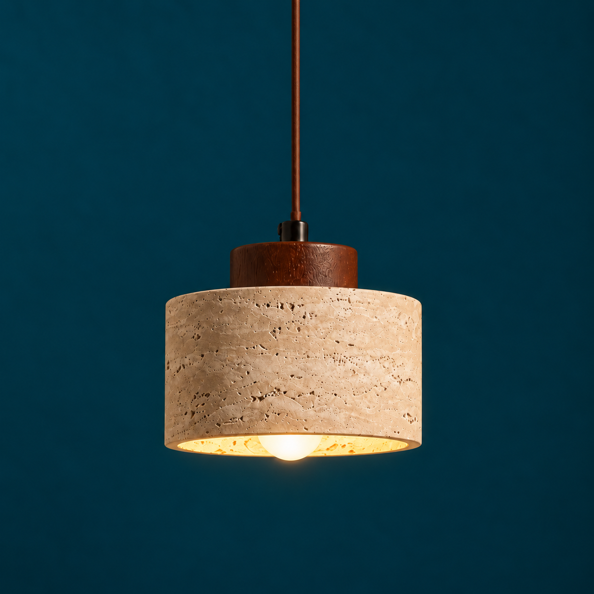 Suspension Luminaire Wabi-Sabi Style Pierre