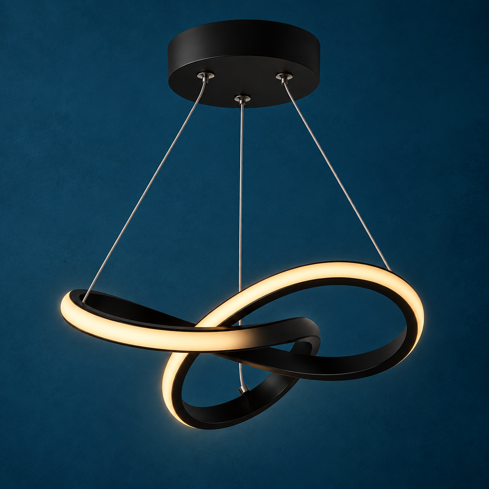 Suspension Luminaire LED Nordique Sinueuse