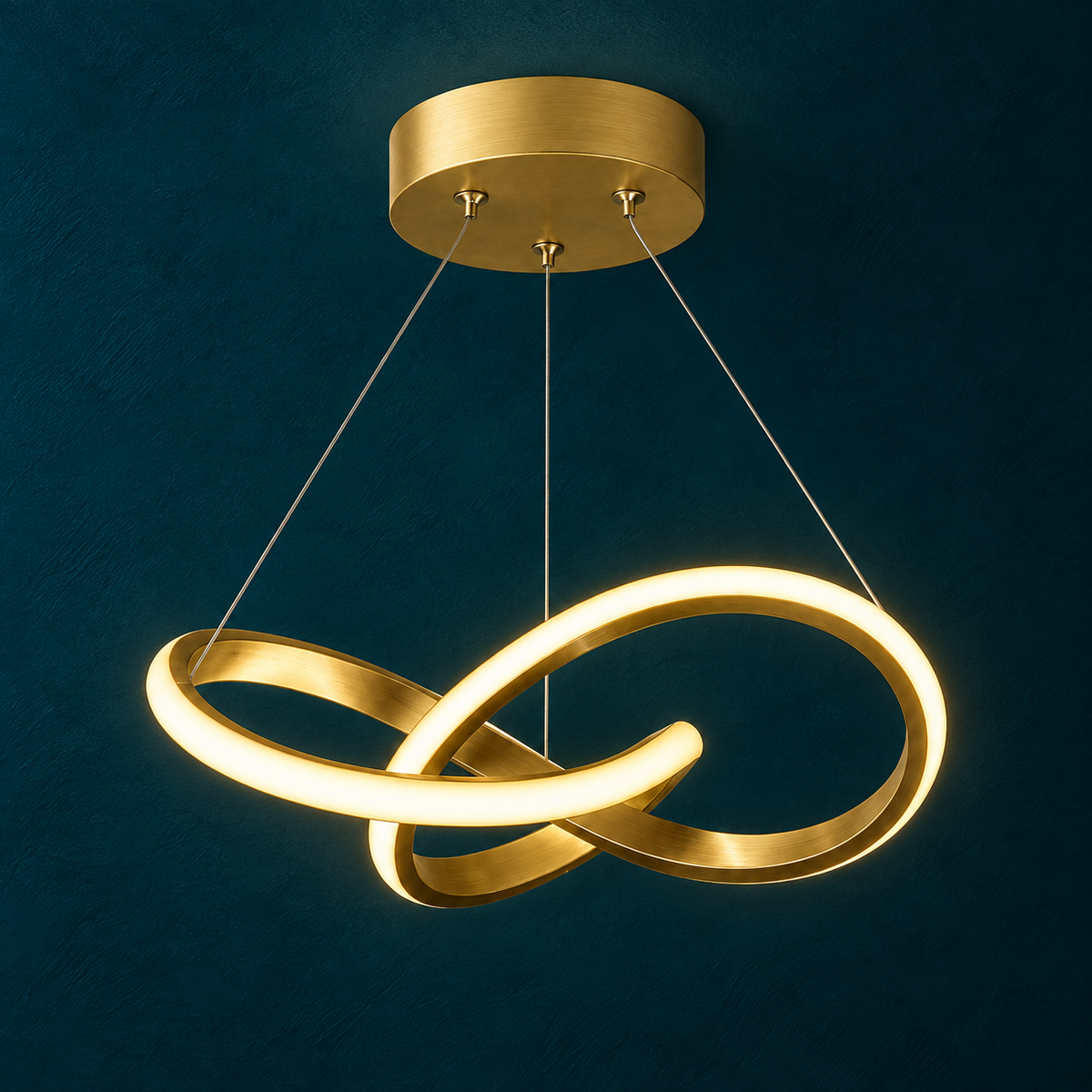 Suspension Luminaire LED Nordique Sinueuse