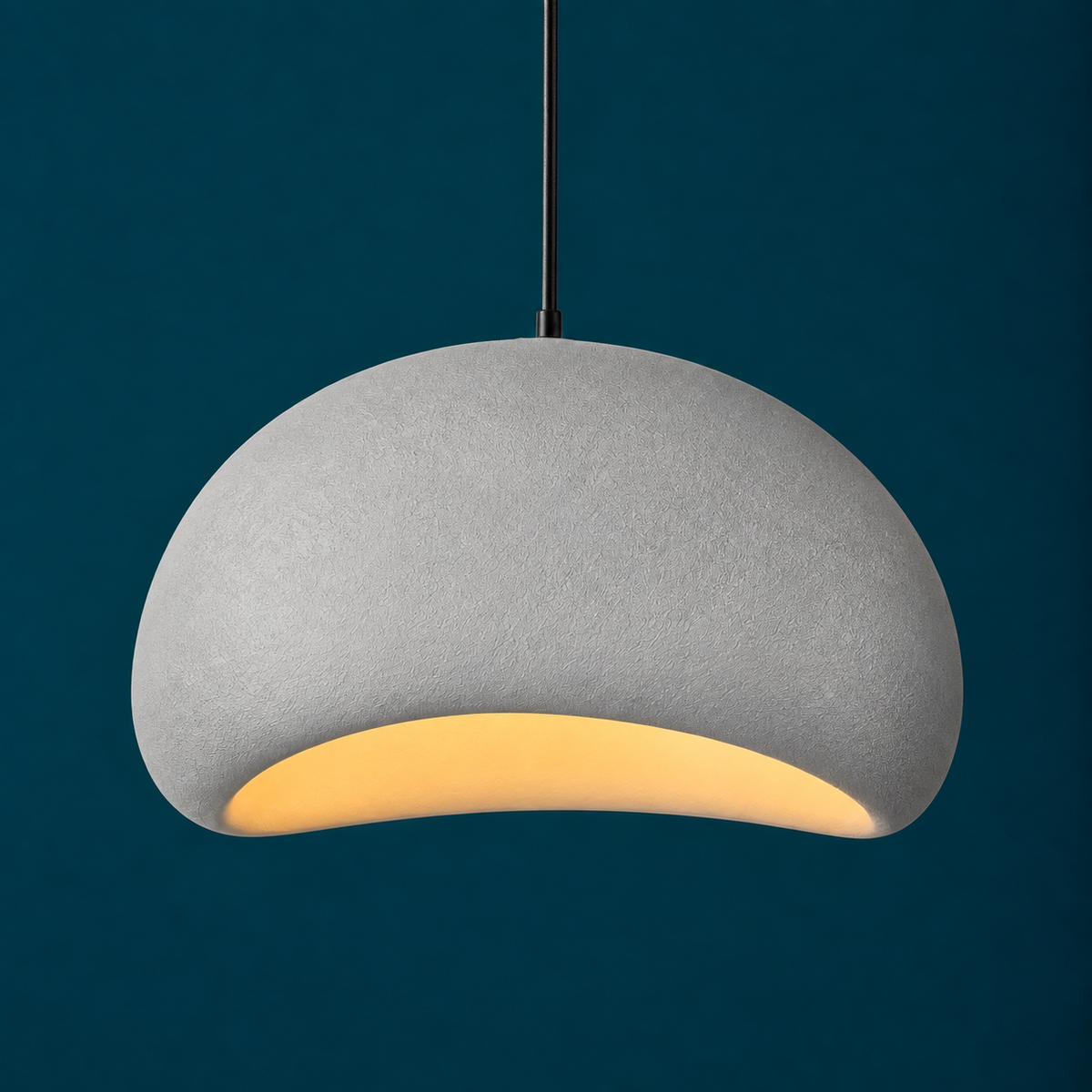 Suspension Luminaire Dôme Rond Style Pierre