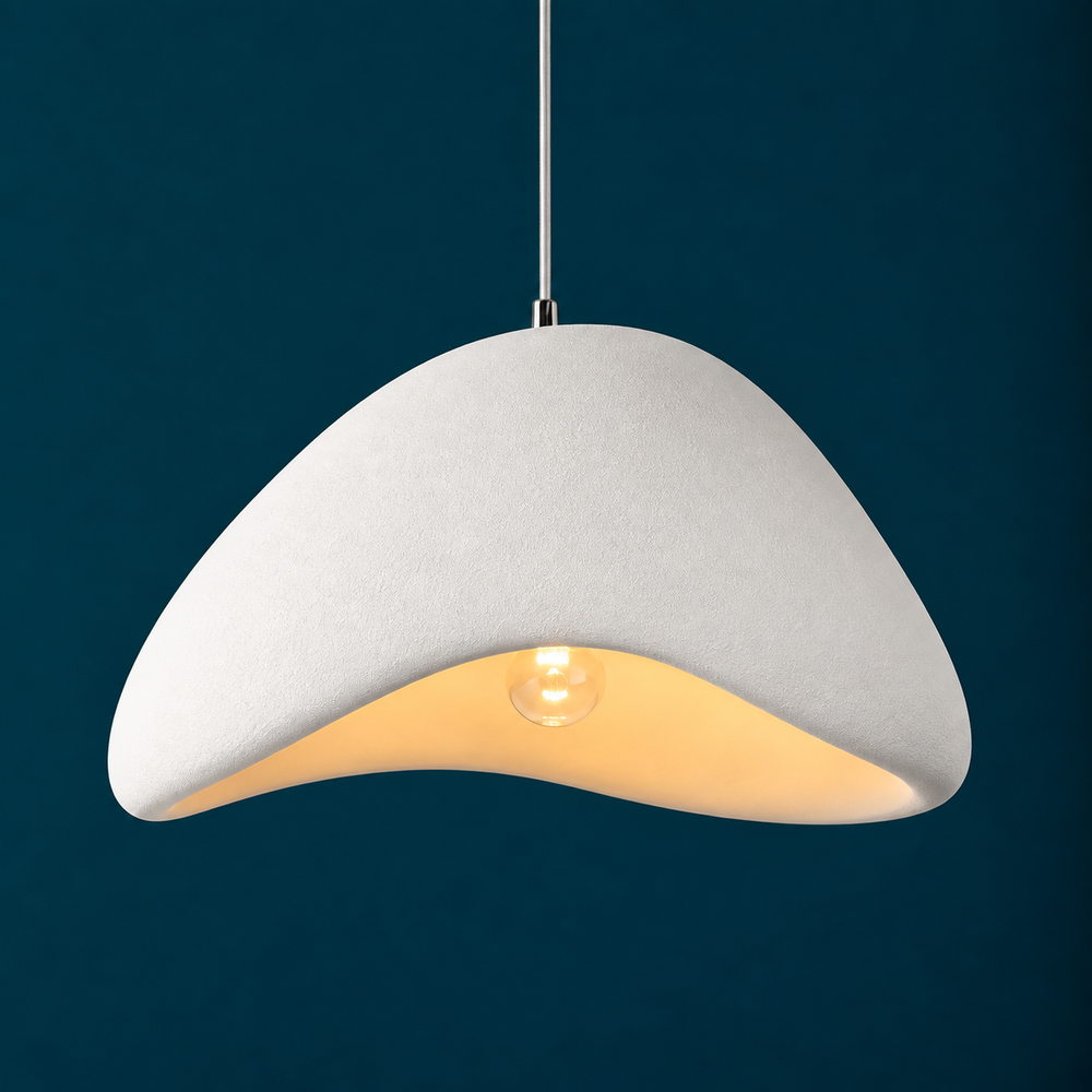 Suspension Luminaire Organique Style Pierre