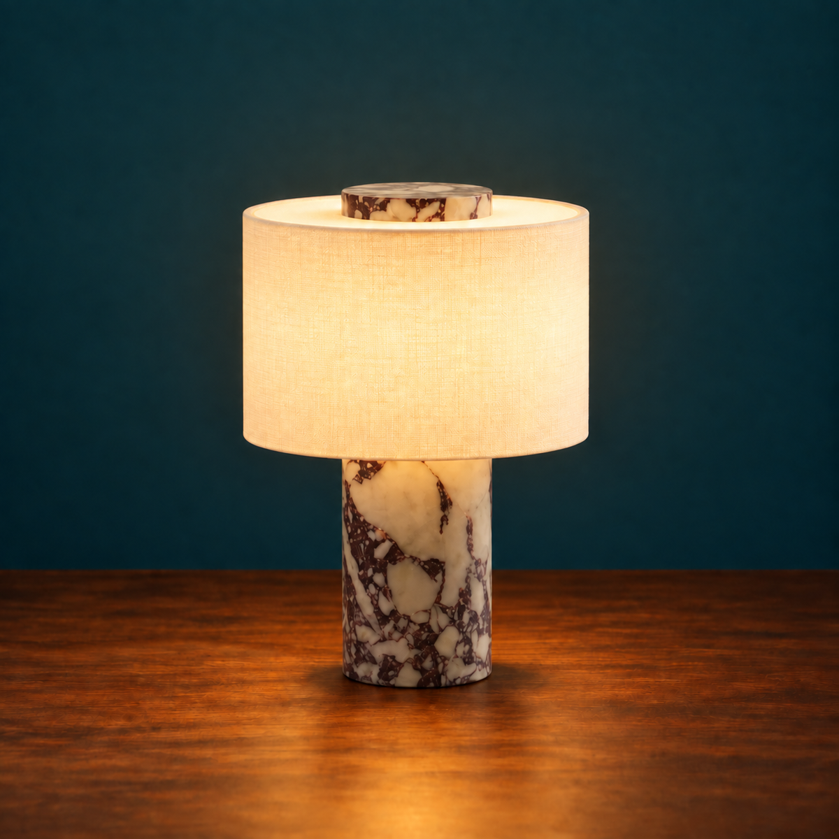 Lampe de Chevet Style Marbre Colonne - Chambre