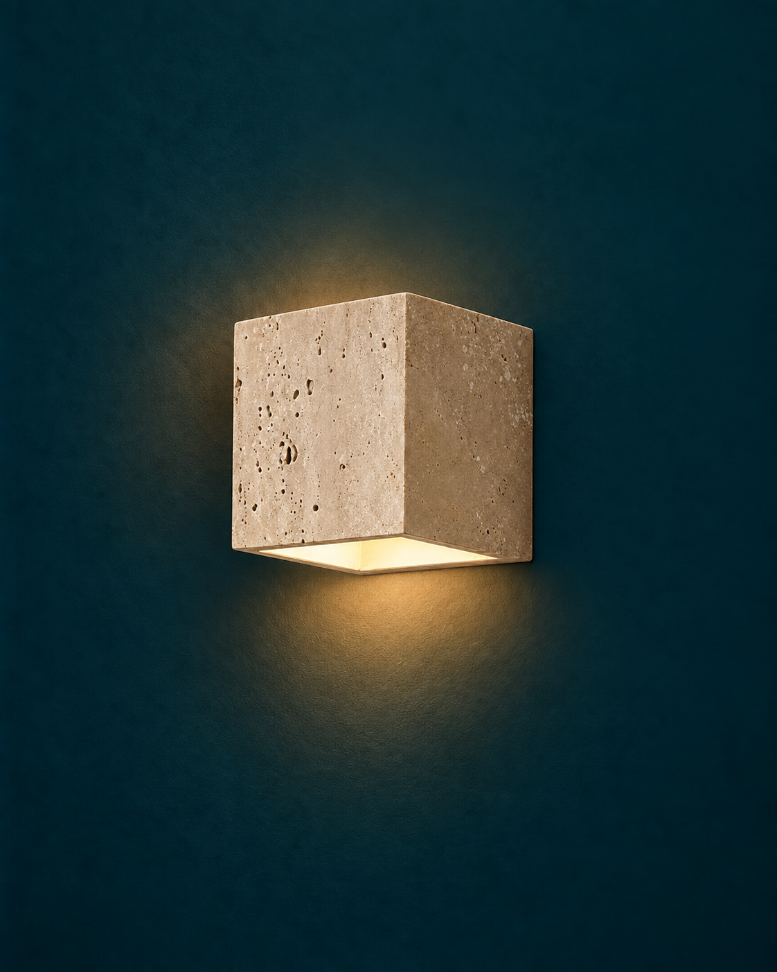 Applique Murale Bloc Effet Travertin