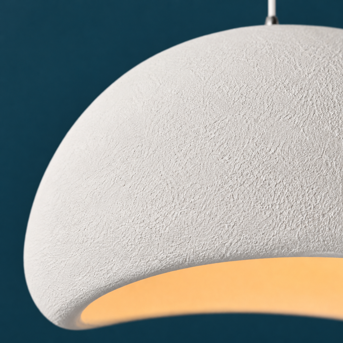 Suspension Luminaire Dôme Rond Style Pierre