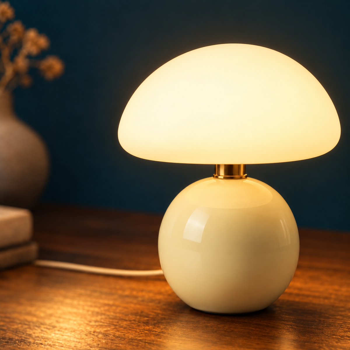 Lampe de Chevet Céramique Champignon - Chambre