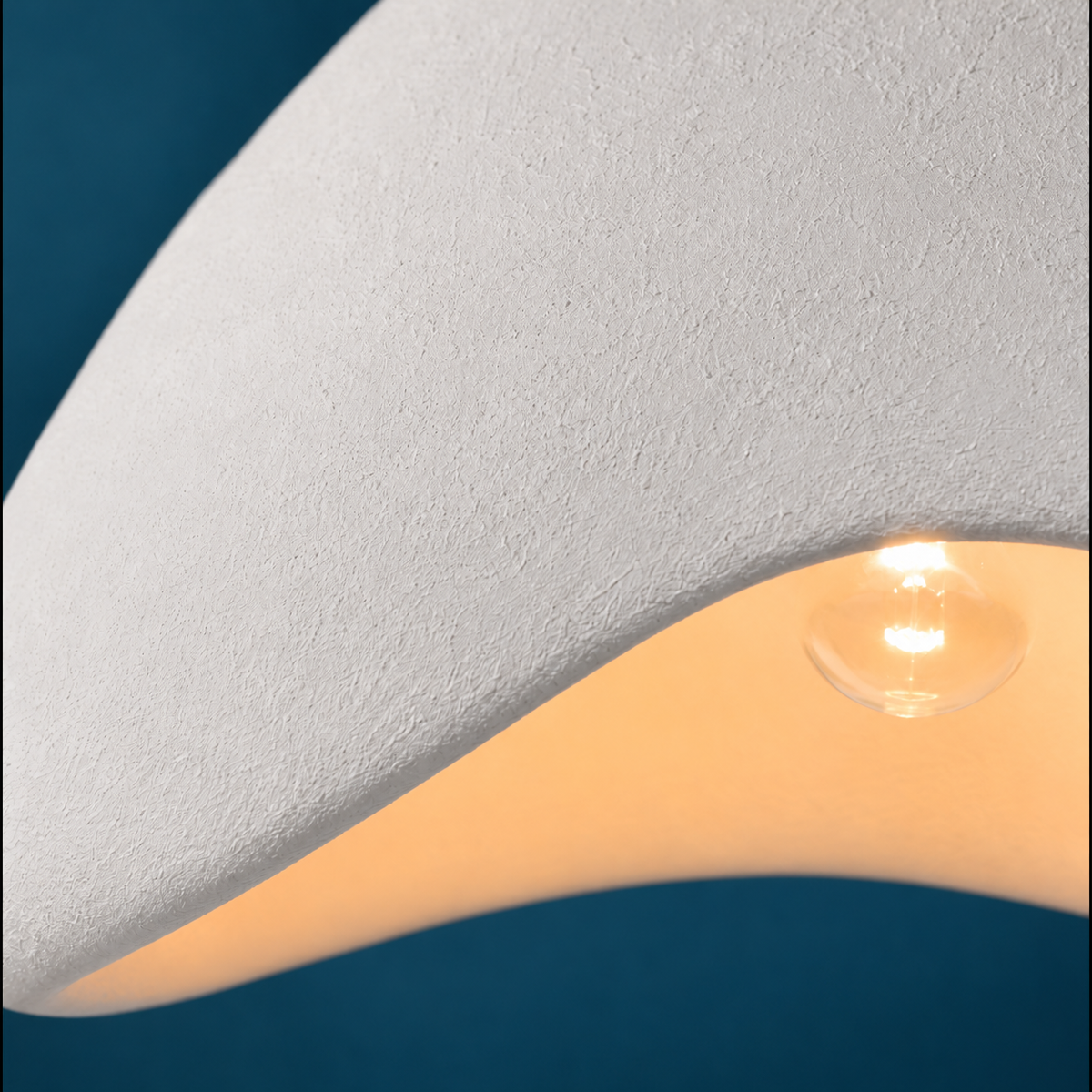 Suspension Luminaire Organique Style Pierre
