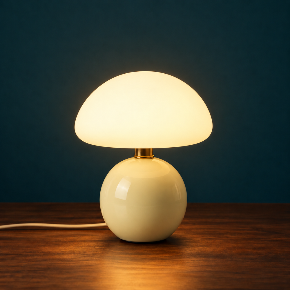 Lampe de Chevet Céramique Champignon - Chambre